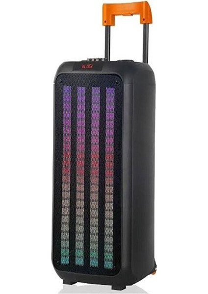 NDR-1098 8" Taşınabilir Büyük Boy Rgb Bluetooth Kablosuz Mikrofonlu Parti Hoparlörü fırsatları
