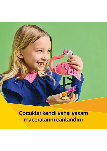 LEGO Creator 3'ü 1 Arada Vahşi Hayvanlar: Pembe Flamingo 31170 – 8 Yaş ve Üzeri Kız ve Erkek Çocukları Için Kakadu Papağanı Veya Aksolotl'a Dönüşebilen Yaratıcı Oyuncak Seti, Hediye Fikri (288 Parça) fırsatları