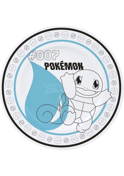 Pokemon Set Of 4 Starters Plates + Pikachu 21 cm Tabak Seti - ABYTAB042 modelleri