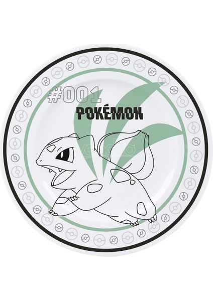 Pokemon Set Of 4 Starters Plates + Pikachu 21 cm Tabak Seti - ABYTAB042 indirimleri