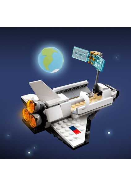 LEGO Creator Uzay Mekiği 31134-6 Yaş ve Üzeri Çocuklar Için Astronot ve Uzay Gemisi Modelleri Içeren Yaratıcı Oyuncak Yapım Seti (144 Parça) fırsatları