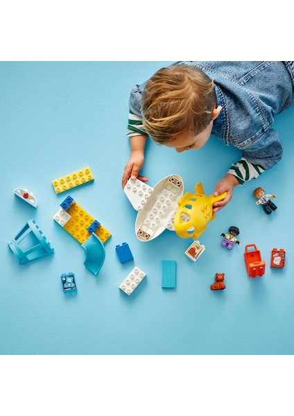 LEGO Duplo Kasabası Ilk Havaalanı Deneyimi 10443 – 2 Yaş ve Üzeri Pilotluğa Ilgili Çocuklar Için Uçak Içeren Hayal Gücü Geliştiren Oyuncak Yapım Seti, Doğum Günü Hediyesi (23 Parça) fiyatları