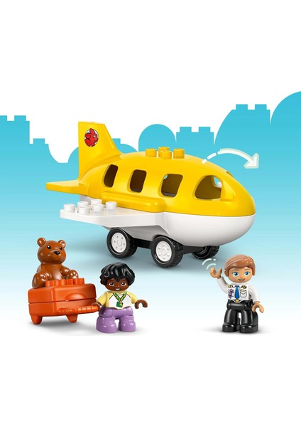 LEGO Duplo Kasabası Ilk Havaalanı Deneyimi 10443 – 2 Yaş ve Üzeri Pilotluğa Ilgili Çocuklar Için Uçak Içeren Hayal Gücü Geliştiren Oyuncak Yapım Seti, Doğum Günü Hediyesi (23 Parça) fırsatları