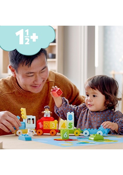LEGO Duplo Ilk Sayı Treni - Saymayı Öğren 10954-18 Ay ve Üzeri Çocuklar Için Sayma Yetisini Geliştiren Eğitici Oyuncak Yapım Seti (23 Parça) fırsatları