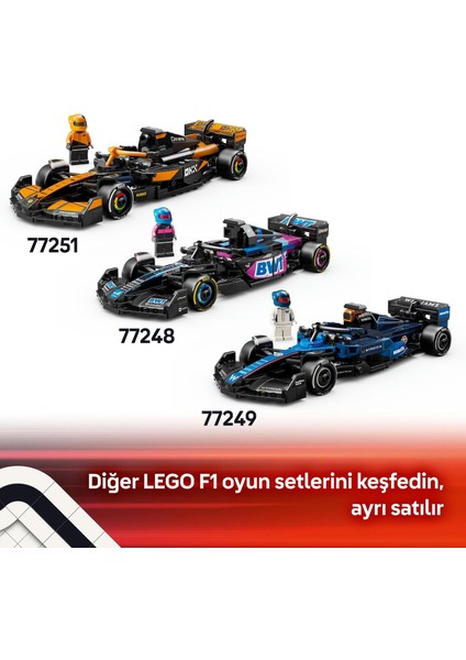 LEGO Speed Champions Mercedes-Amg F1 W15 Yarış Arabası 77244 – 10 Yaş ve Üzeri Kız ve Erkek Çocukları Için Koleksiyonluk Sürücü Minifigürü Içeren Yapım Seti ve Sergileme Seti (267 Parça) fiyatları