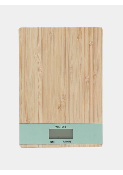 Ahşap Lüks Dijital Ekranlı 15 kg 1 gr Çok Şık Hassas Elektronik Mutfak Terazisi ( Lisinya )