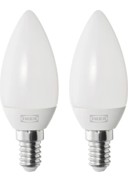 Solhetta LED Ampul E14 Sıcak Beyaz 2700 Kelvin 250 Lm 2 Adet