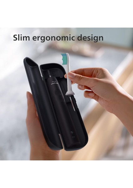 Sonicare 3100 Elektrikli Diş Fırçası | Sonic Teknoloji, Basınç Sensörü & Zamanlayıcı | 2’li Set (Siyah & Pembe), HX3675/15 fiyatları