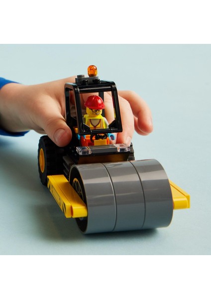 LEGO City Yol Silindiri 60401 – 5 Yaş ve Üzeri Erkek ve Kız Çocuklar Için Yapılabilir Inşaat Aracı, Yaratıcı Oyun ve Öğrenim Için Harika Doğum Günü Hediyesi Fikri (78 Parça) modelleri