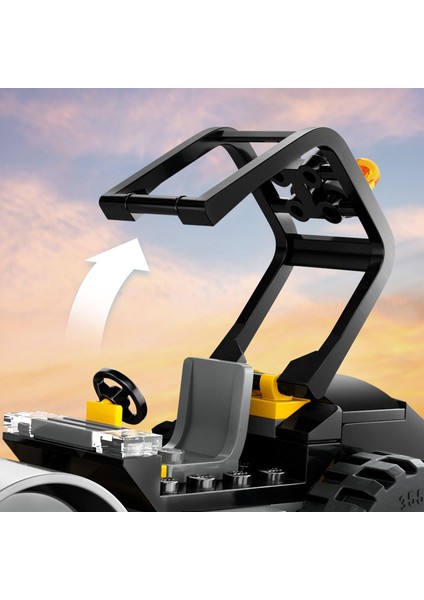 LEGO City Yol Silindiri 60401 – 5 Yaş ve Üzeri Erkek ve Kız Çocuklar Için Yapılabilir Inşaat Aracı, Yaratıcı Oyun ve Öğrenim Için Harika Doğum Günü Hediyesi Fikri (78 Parça) fırsatları