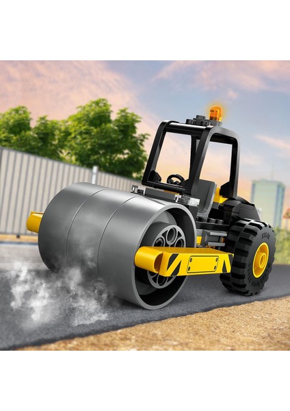 LEGO City Yol Silindiri 60401 – 5 Yaş ve Üzeri Erkek ve Kız Çocuklar Için Yapılabilir Inşaat Aracı, Yaratıcı Oyun ve Öğrenim Için Harika Doğum Günü Hediyesi Fikri (78 Parça) indirimleri