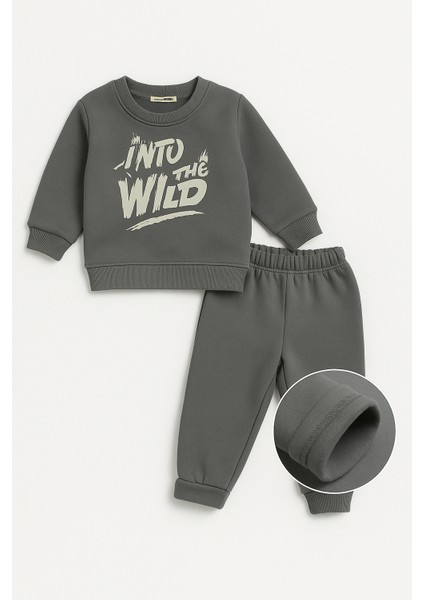 Erkek Çocuk Mevsimlik Kışlık Eşofman Takımı Pamuklu Şardonlu Sweatshirt Alt 3-4-5-6 Yaş fiyatları