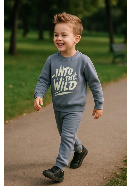 Erkek Çocuk Mevsimlik Kışlık Eşofman Takımı Pamuklu Şardonlu Sweatshirt Alt 3-4-5-6 Yaş modelleri