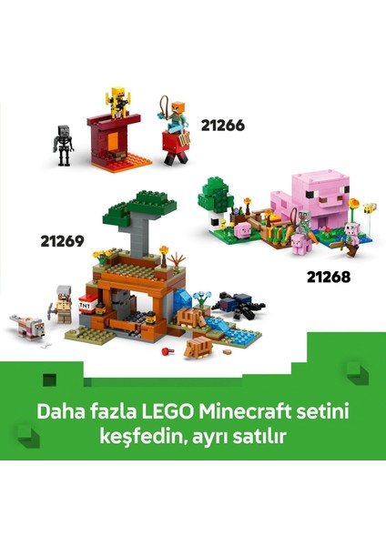 LEGO Minecraft Serseri Köylü Çöl Devriyesi 21267 – 7 Yaş ve Üzeri Kız ve Erkek Çocuklar Için Pillager, Vindicatör ve Kaktüs Şövalyesi Içeren Oyuncak Yapım Seti, Rol Yapma Oyunu Doğum Günü Hediyesi fiyatları
