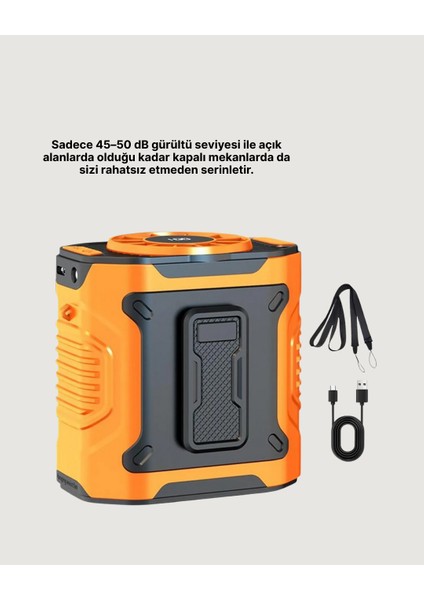 USB Şarjlı Güçlü Hız Ayarlı El ve Bel Fanı modelleri