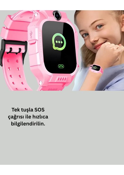 S10 Akıllı Çocuk Saati Anlık Konum ve Sesli Mesaj Destekli modelleri