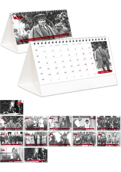 2026 Atatürk Gemici Takvimi + Atatürk Piramit Takvimi + Atatürk Ajandası Set fiyatları