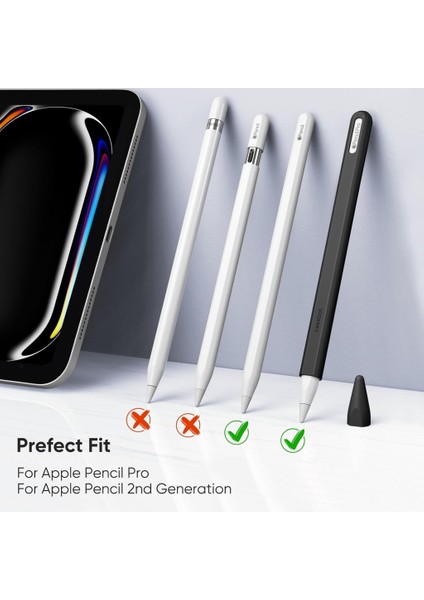 Apple Pencil Pro & Apple Pencil 2. Nesil Için Uyumlu Koruyucu Esnek Silikon Kılıf (Kalem Değildir!) fiyatları