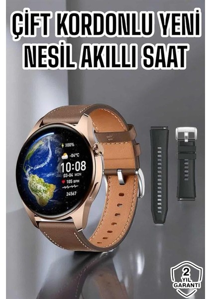 Akıllı Saat Sesli Görüşme Nfc ve Gps Uyumlu Bluetooth Bağlantılı fiyatları
