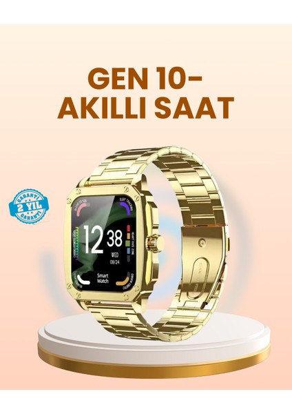 Akıllı Saat Bluetooth Çağrı ve Bildirim Kontrol Sağlık Takipli