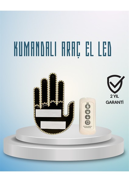 Aracınız Için Eğlenceli ve Güvenli Iletişim: LED Jest Lambası, Uzaktan Kumandalı, Kolay Mo