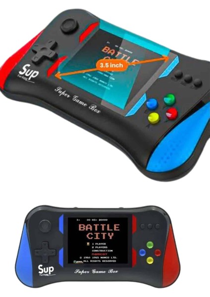3.5 Inç 500'Ü 1 Arada Klasik Oyun Konsolu Nostalji Oyunlu Atari modelleri