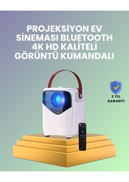 Hafif ve Taşınabilir Projektör – 750 Gram Ağırlıkla Mobil Kullanıma Uygun