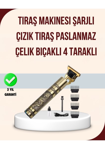 Titreşim Motorlu Erkek Saç ve Sakal Düzeltici