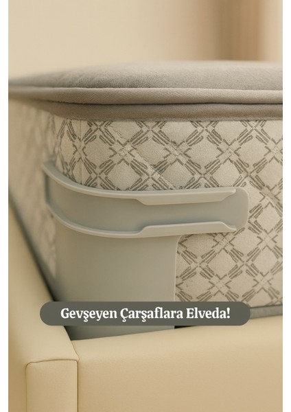 Çarşafmatik 4 Adet Çarşaf Düzenleyici Görünmez Nevresim Çarşaf Kilidi Organizeri modelleri