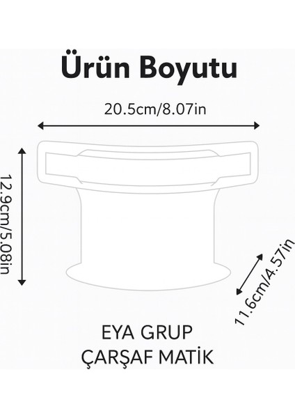 Çarşafmatik 4 Adet Çarşaf Düzenleyici Görünmez Nevresim Çarşaf Kilidi Organizeri indirimleri