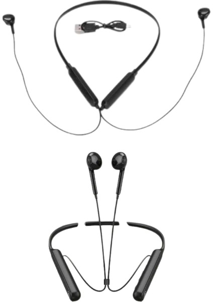 100 Saat Kablolu Boyun Askılı Dijital Göstergeli Bluetooth Kulaklığı fırsatları