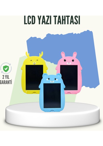 Çocuklar Için LCD Yazı Tableti | Kilitli ve Göz Yormayan Ekran