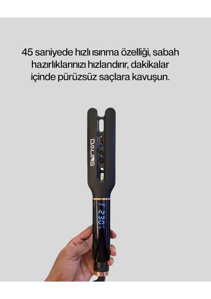 Saç Düzleştirici 30 Saniyede Isınma Hafif ve Portatif Tasarım fiyatları