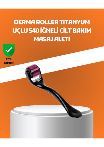 540 Iğneli Titanyum Dermaroller Profesyonel Ev Tipi Cilt Yenileme Aparatı