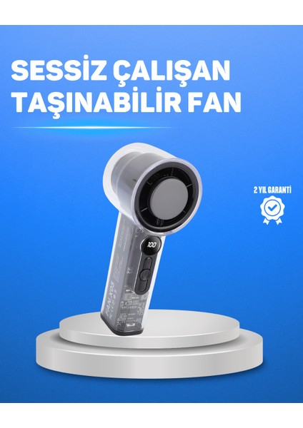 Ultra Sessiz USB Şarjlı Fan | Taşınabilir ve Hafif Tasarım
