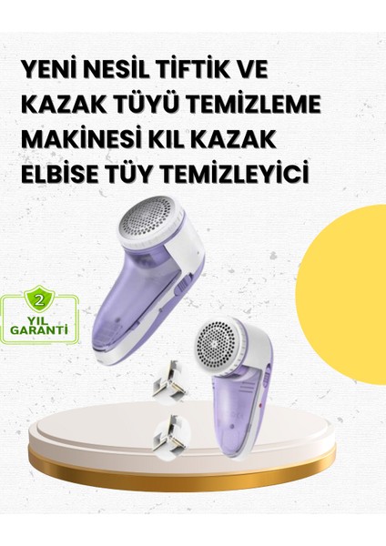 Tiftik ve Tüy Toplama Cihazı – 200ML Hazne, Kompakt Boyut