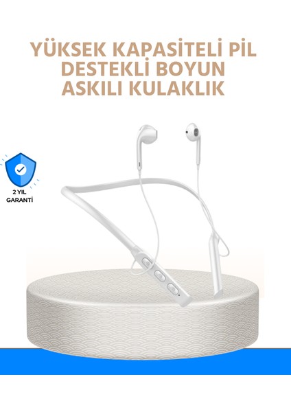 Gürültü Azaltıcı Ergonomik Boyun Askılı Kablosuz Kulaklık