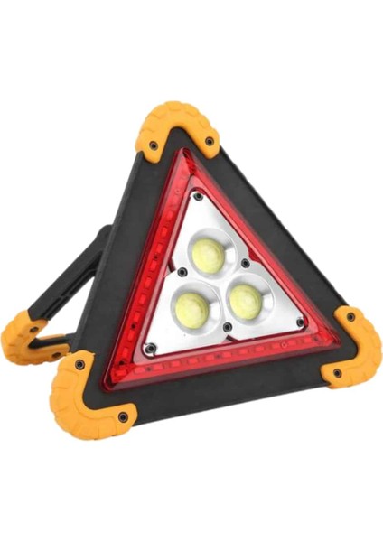 Solar Şarjlı Çok Fonksiyonlu Reflektör Işıklı Ikaz Lambası Acil Durum Reflektörü Acil Duru fırsatları