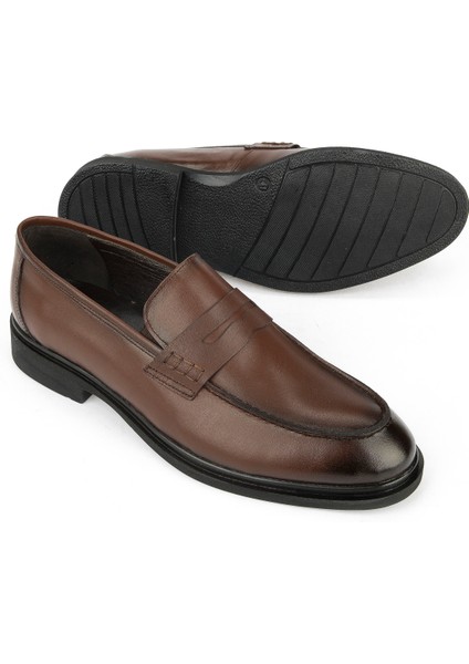 , Erkek Hakiki Deri Klasik Ayakkabı 1531056Z4612 Kahve fırsatları
