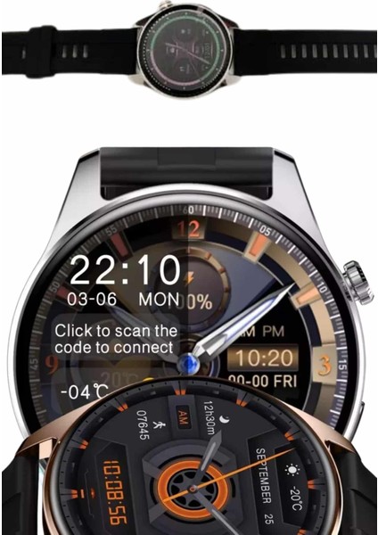 Yuvarlak Kasa 46MM Akıllı Saat Android ve Ios Uyumlu Uyku ve Sağlık Takibi fırsatları