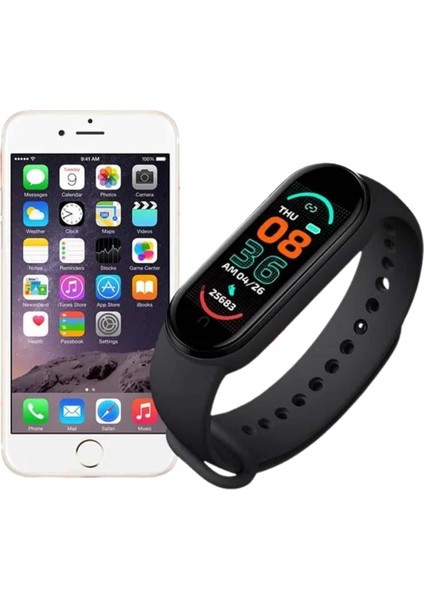 Bestonly M6 Akıllı Bileklik Siyah Adımsayar Spor Takibi Android ve Ios Uyumlu fırsatları