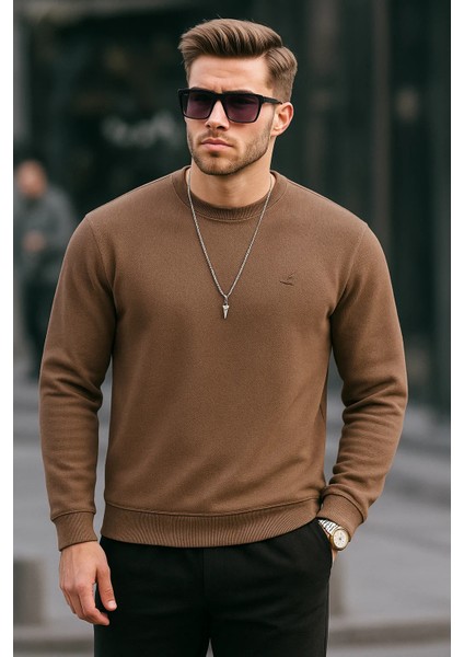 Erkek Basic Bisiklet Yaka Kışlık Bol 3 Lü Sweatshirt fiyatları