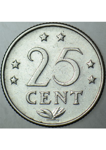 Hollanda Antilleri 25 Cent 1971. fiyatları