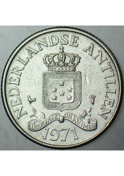 Hollanda Antilleri 25 Cent 1971. modelleri