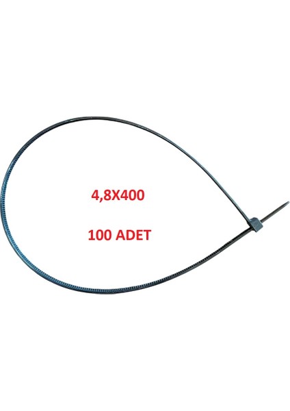 4,8X400 Plastik Cırt Kelepçe Siyah 100 Lü Paket modelleri