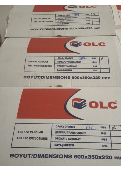 Abs Pc Elektrik Panosu IP65 500X350X220 mm
