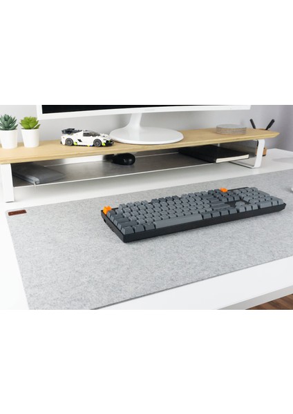 L -XL Keçe Desk Mat 50x30 cm | Büyük Boy Mouse Pad | Oeko-Tex® Sertifikalı Keçe Masa Matı fırsatları