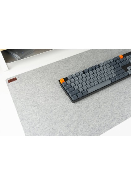 L -XL Keçe Desk Mat 50x30 cm | Büyük Boy Mouse Pad | Oeko-Tex® Sertifikalı Keçe Masa Matı