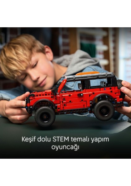 LEGO Technic Ford Bronco Suv 42213 – 9 Yaş ve Üzeri Araç Seven Çocuklar Için Stem Odaklı Model Araba Oyuncak Yapım Seti, Araba Tutkunlarına Yaratıcı Hediye Fikri ve Eğitici Oyun Deneyimi (943 Parça) fiyatları