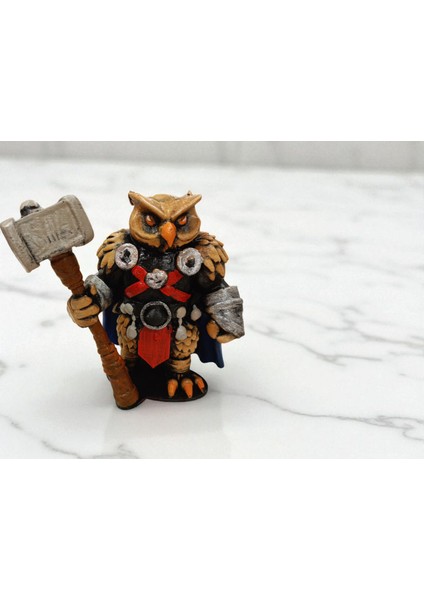 Barbarian (Barbar) - 3D Figür Baykuş - Mysterious Owls- 002 modelleri